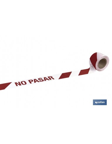 CINTA BALIZ. NO PASAR  80MMX100MTS...