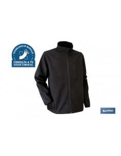 CHAQUETA SOFT SHELL NEGRA...