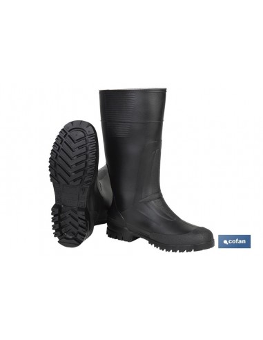 BOTA ALTA DE AGUA PVC NEGRA TALLA 41...