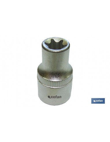 LLAVE DE VASO 1/4 TORX HEMBRA E-10...