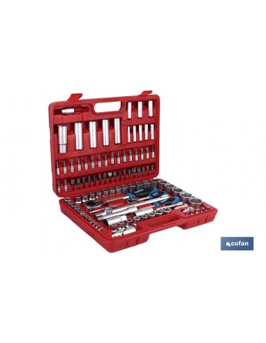 MALETIN 108 PCS STANDARD 1/2 Y 1/4...