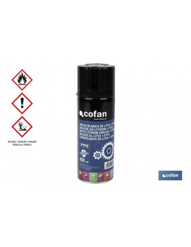 GRASA BLANCA DE LITIO+PTFE 400 ML...