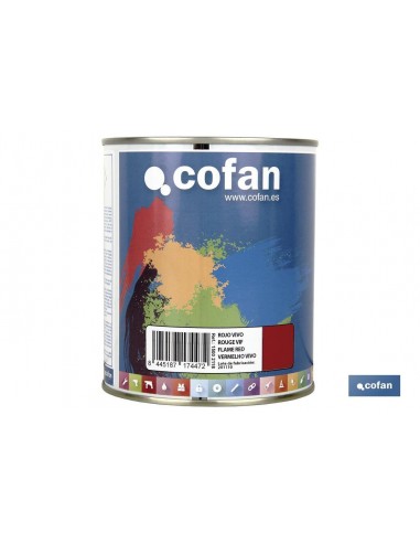 ESMALTE SINTÉTICO (750 ML) ROJO VIVO...