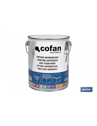 PINTURA ANTIMANCHAS AL DISOLVENTE 4 L...