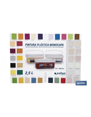 CARTA DE COLORES PINTURA PLASTICA...