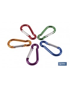 MOSQUETÓN ALUMINIO COLORES...