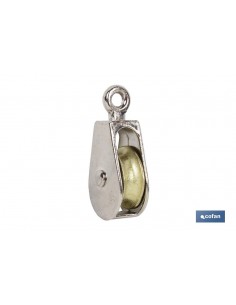 POLEA SIMPLE FIJA NIQUELADA...