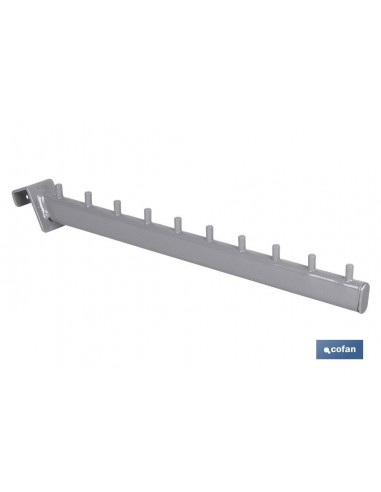 PERCHA INCLINADA OVALADA 400MM CON...