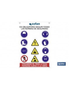 CARTEL DE OBRA EN GLASSPACK...