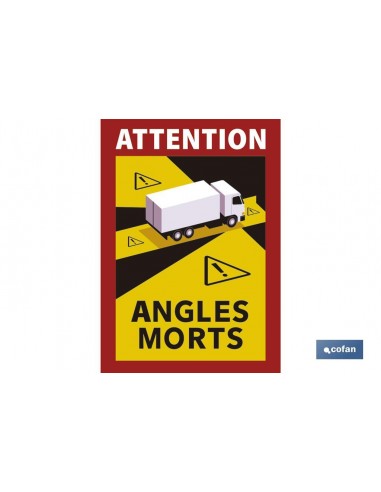 ETIQUETA ADHESIVA «ATTENTION ANGLES...
