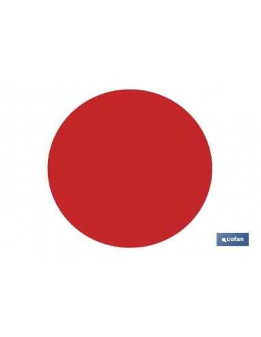 CIRCULO ADHESIVO ROJO 150 mm PARA...