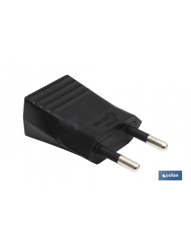 CLAVIJA BIPOLAR NEGRO (10A-250V)...