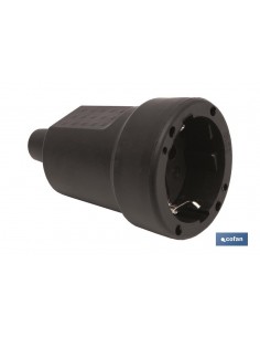 BASE ENCHUFE AEREA GOMA...