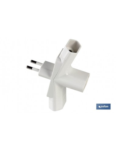 ADAPTADOR MULTIVIA 3 VIAS (10A-250V)...