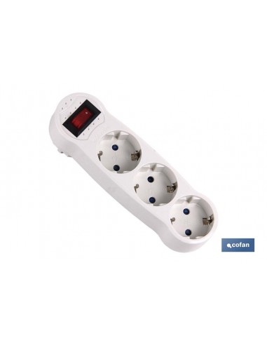 ADAPTADOR 3 VIAS FRONTAL SCHUKO CON...