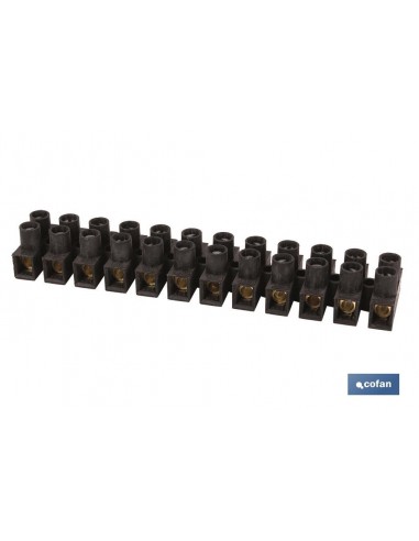 REGLETA CONEXIÓN NEGRA (6MM) (PACK: 1...