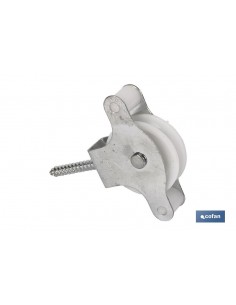 2 UDS. POLEA CON TIRAFONDO...