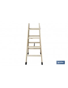 ESCALERA MADERA DOBLE 4... 2