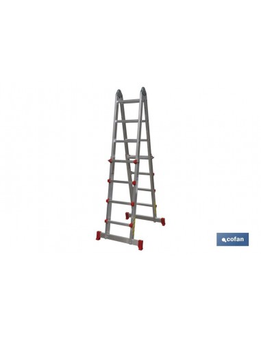 ESCALERA ALUMINIO MULTIPOSICIÓN 4 x 5...