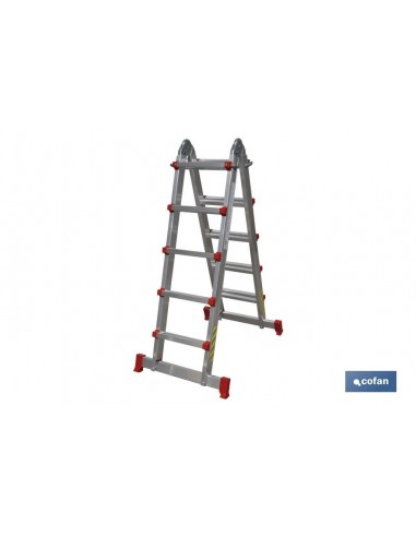 ESCALERA ALUMINIO MULTIPOSICIÓN 4 x 5...