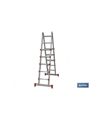 ESCALERA ALUMINIO MULTIPOSICIÓN 4 x 5...