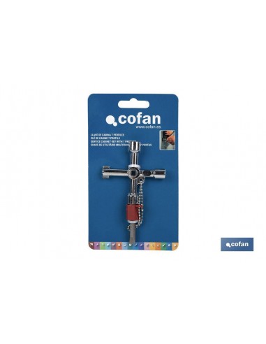 LLAVE DE CABINA 7 PERFILES (PACK: 1 UDS)