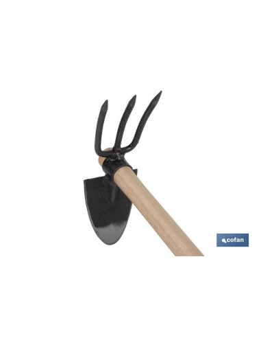 ZACHO CURVO 3 PUNTAS Y MANGO DE...