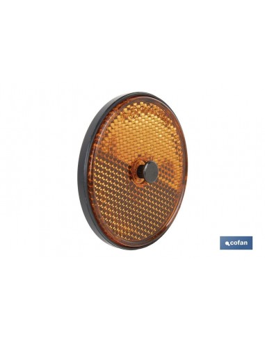 CATADIÓPTRICO REDONDO ÁMBAR Ø 60 MM...