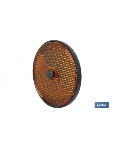 CATADIÓPTRICO REDONDO ÁMBAR Ø 60 MM...