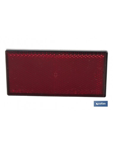 CATADIÓPTRICO RECTANGULAR ROJO 106 X...