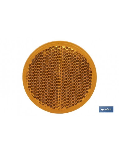 CATADIÓPTRICO REDONDO ÁMBAR Ø 55 MM...