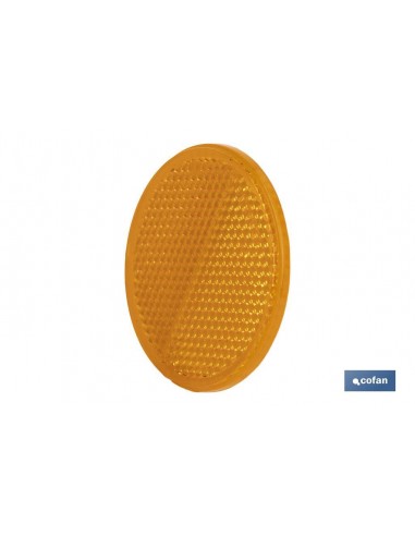 CATADIÓPTRICO REDONDO ÁMBAR Ø 55 MM...