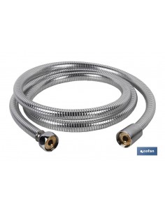 FLEXO DUCHA PVC PLATA/LATÓN...