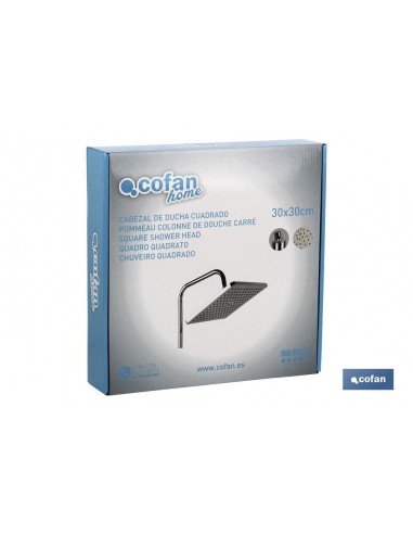 CABEZAL DUCHA CUADRADO LATÓN 300 X...