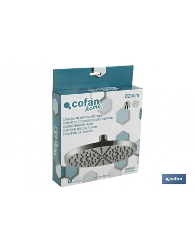 CABEZAL DUCHA REDONDO Ø 200 MM (PACK:...