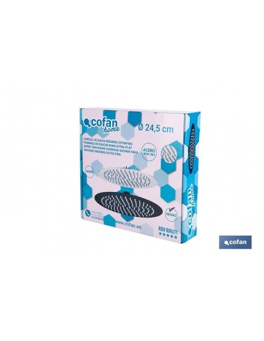 CABEZAL DE DUCHA REDONDO EXTRAFINO DE...