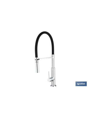 GRIFO COCINA MONOMANDO TUBO FLEXIBLE...
