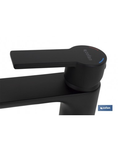 GRIFO MONOMANDO LAVABO NEGRO MATE...