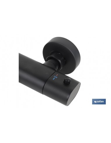 GRIFO TERMOSTATICO BAÑERA NEGRO MATE...