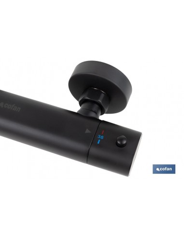 GRIFO TERMOSTATICO DUCHA NEGRO MATE...