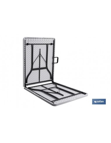 MESA PLEGABLE RECTANGULAR BLANCA CON...