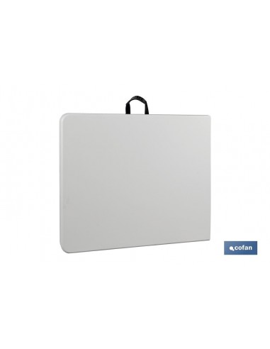 MESA PLEGABLE RECTANGULAR BLANCA CON...