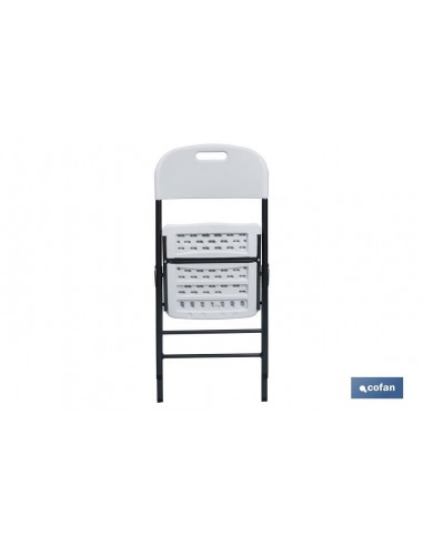 SILLA PLEGABLE BLANCA 46x53x88 CM...