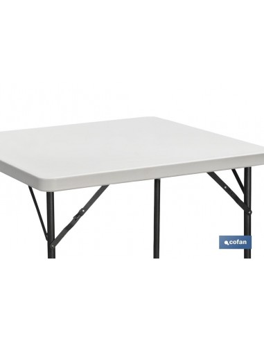 MESA PLEGABLE CUADRADA BLANCA...