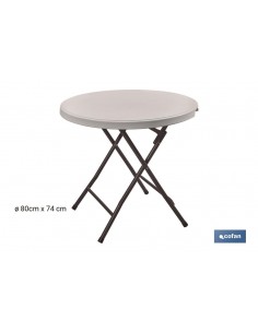 MESA REDONDA PLEGABLE...