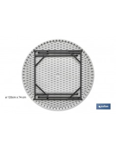 MESA REDONDA PLEGABLE... 2