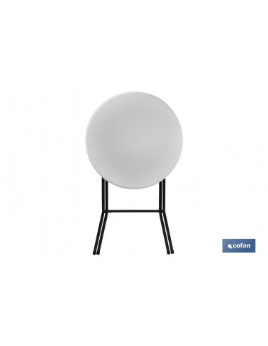 MESA ALTA PLEGABLE BLANCA 80X80X110CM...