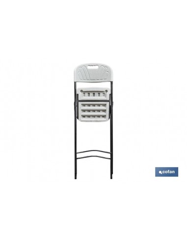 SILLA ALTA PLEGABLE BLANCA  ALTURA...