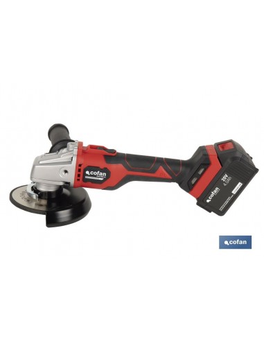 AMOLADORA A BATERÍA Li-ion 20 V...