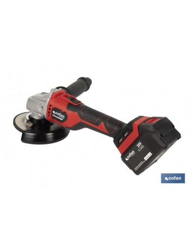 AMOLADORA A BATERÍA Li-ion 20 V...